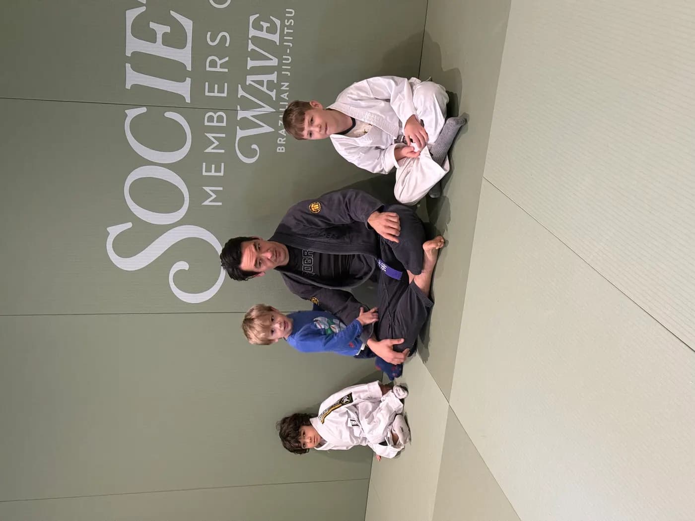Kids BJJ class at Wave BJJ Chiswick