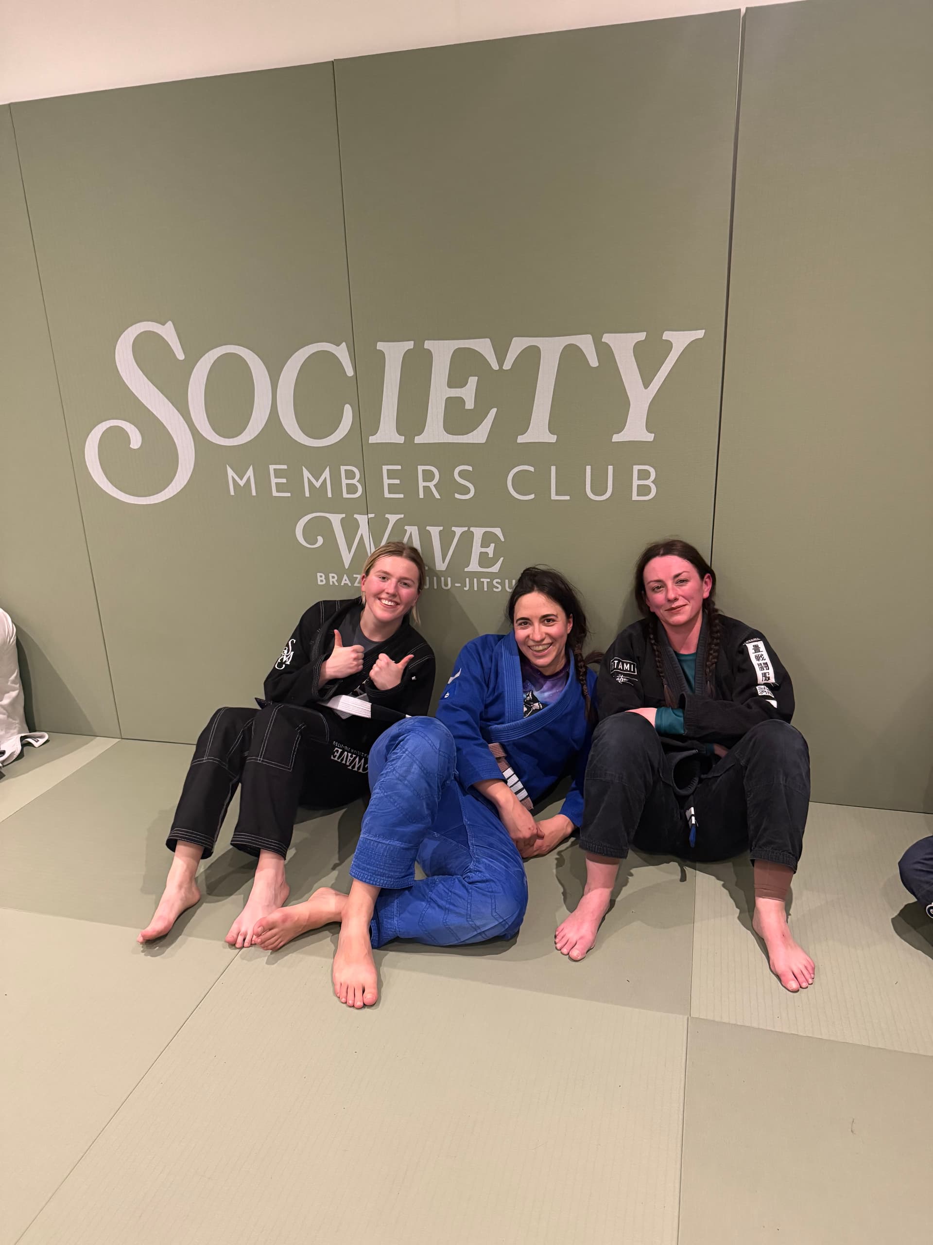 Women training Brazilian Jiu Jitsu at Wave BJJ, Society Members Club, Chiswick