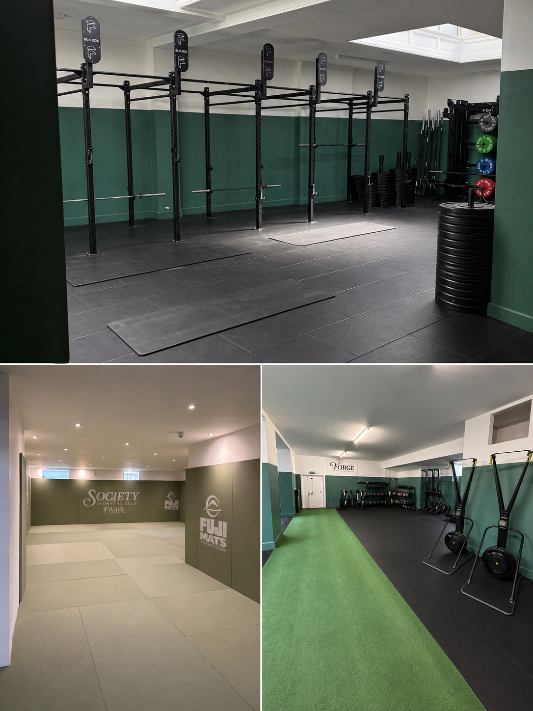 Wave BJJ and Forge Functional Fitness training space at Society Members Club, Chiswick