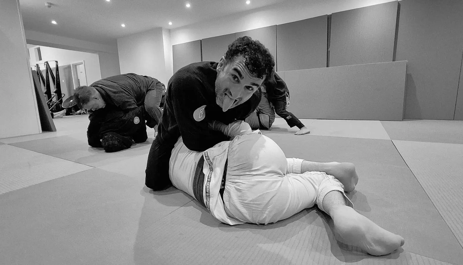 Sparring at Wave BJJ West London